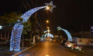 Morro da Fumaça conhece iluminação natalina