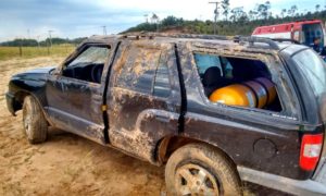 Corpo de Bombeiros atende capotamento no Olho d’ Água