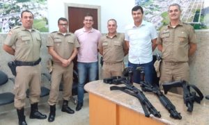 Polícia Militar de Morro da Fumaça recebe novas armas