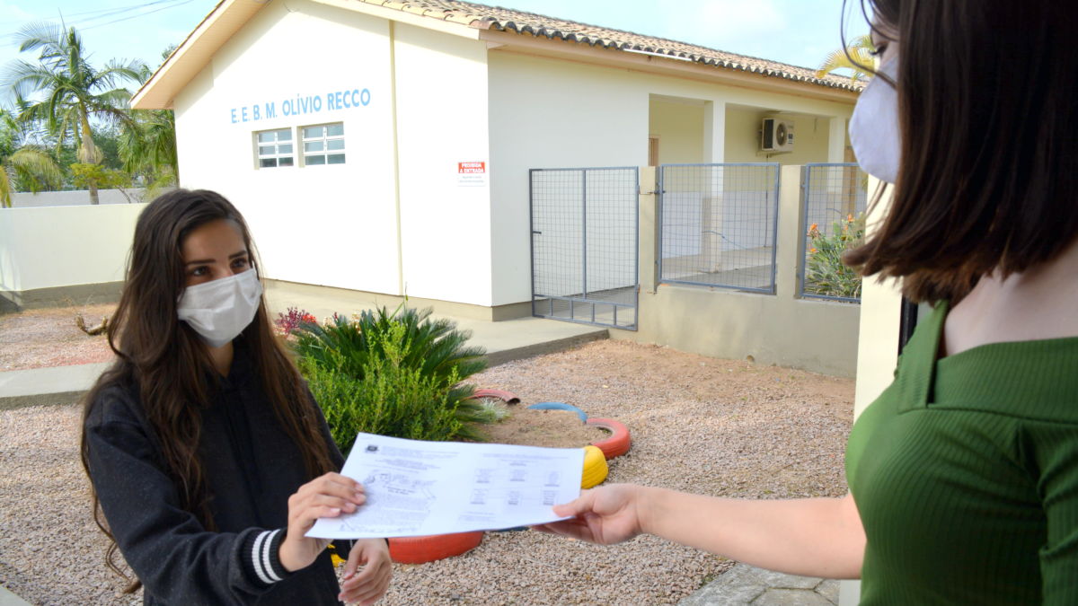 Em Morro da Fumaça, atenção constante aos alunos mesmo durante a pandemia