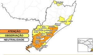 Em Morro da Fumaça, 83 milímetros de chuva em um dia