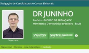 ELEIÇÃO 2020: Dr Juninho é o primeiro a registrar a chapa em Morro da Fumaça