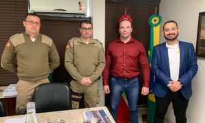 Formentin garante R$ 700 mil para construção de novo batalhão da Polícia Militar