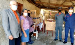 Corpo de Bombeiros de Morro da Fumaça entrega doações recebidas na Campanha do Agasalho