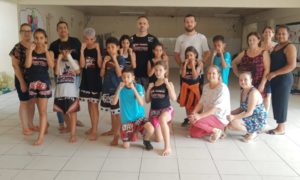 Alunos do Centro de Convivência recebem formação de Muaythai