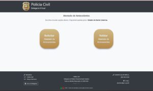 Polícia Civil disponibiliza emissão de Certidão Negativa de Antecedentes pela Delegacia Virtual