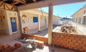 Escola Pietro Maccari recebe obras de melhoria e ampliação do espaço