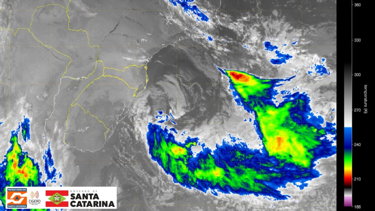 Ciclone Extratropical mantém frio e rajadas de vento devem passar dos 70 km/h