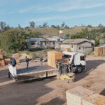 Sindicer de Morro da Fumaça envia 120 toneladas de material cerâmico para reconstrução do RS