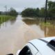 Rodovia Fortunato Salvan interrompida por causa da chuva