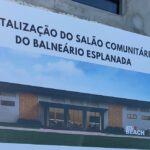 Comunidade vende rifa para finalizar obras no Salão de Festas do Balneário Esplanada