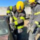 Bombeiros realizam treinamento de Resgate Veicular