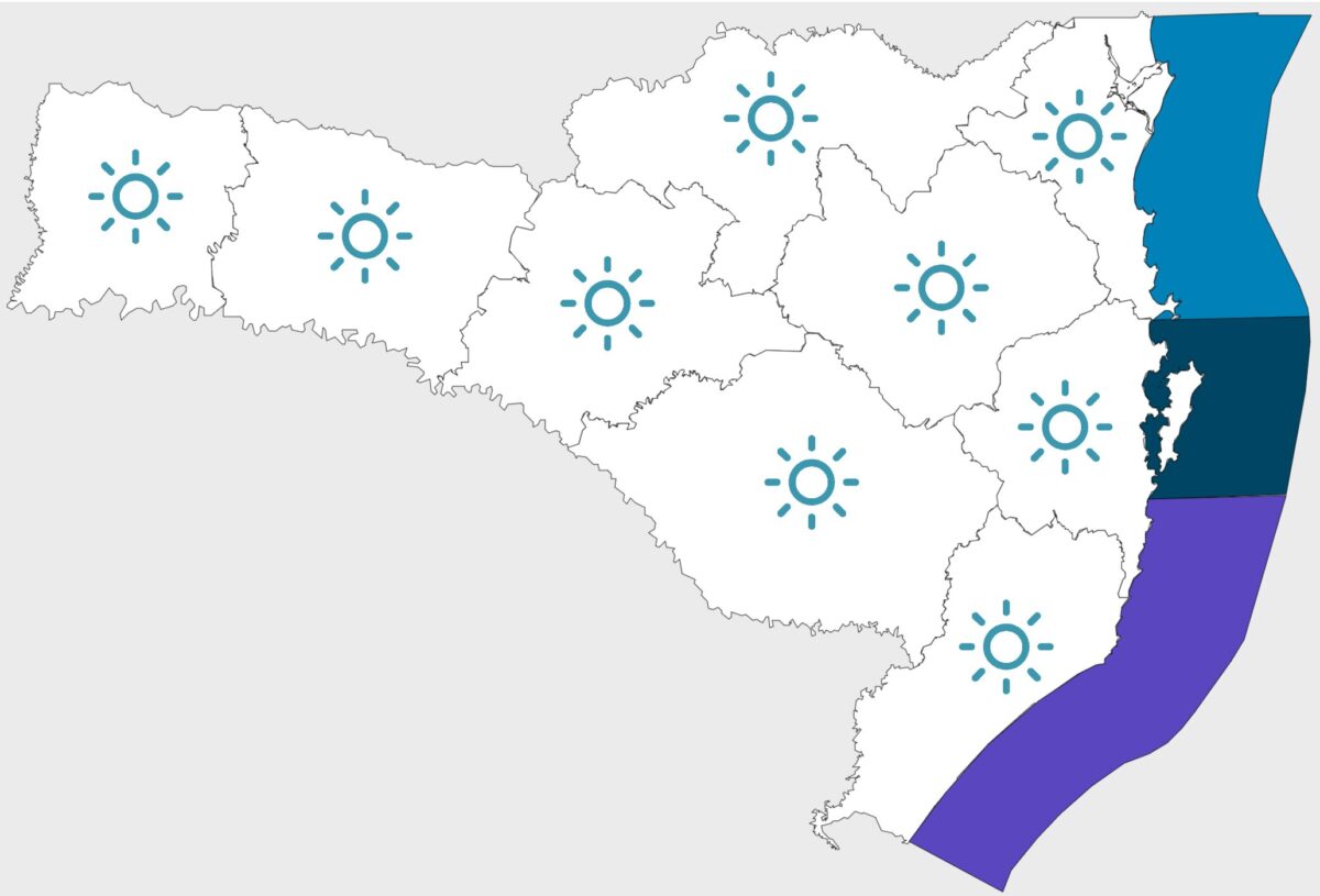 Confira a previsão do tempo para esta segunda-feira (12)