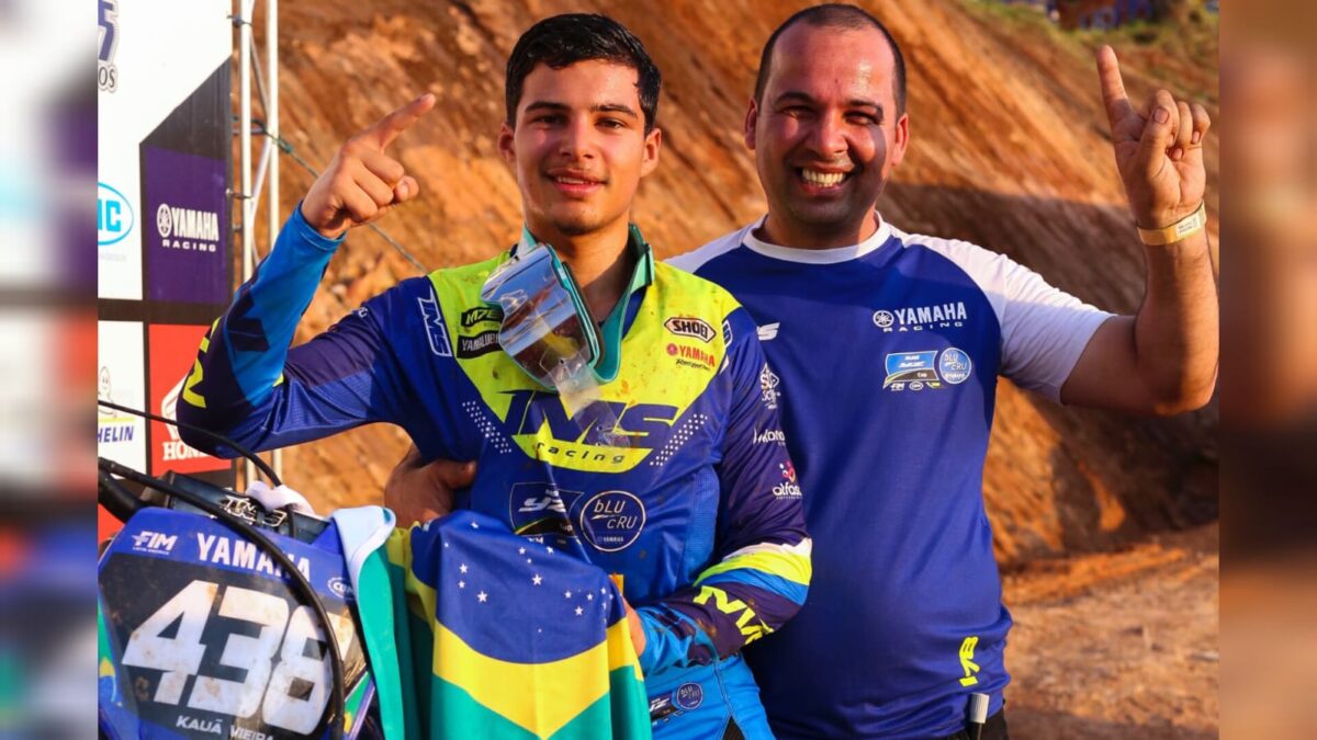 Piloto fumacense vence etapa final e é vice-campeão Brasileiro de Motocross