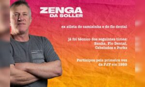 Ex-jogador Zenga da Soller será homenageado na Taça 2024 do Campeonato de Futsal da FJF