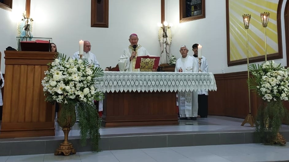 Santa Missa com Bispo Dom Jacinto marca dia de São Roque e Nossa Senhora da Glória