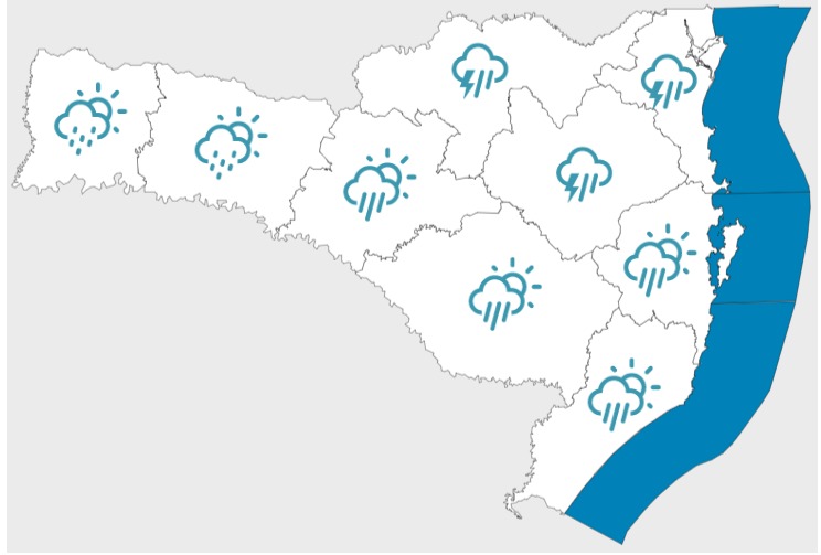 Confira a previsão do tempo para este sábado (24)