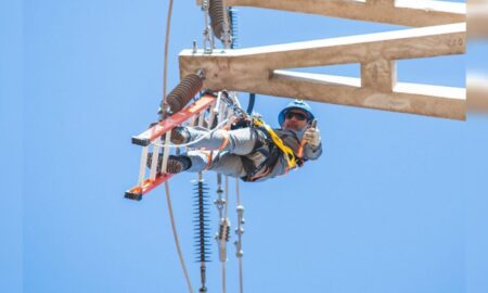 Cermoful realiza treinamento prático em torres de quase 40 metros de altura