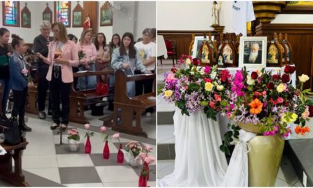 Encontro reúne famílias da Mãe Peregrina de Morro da Fumaça