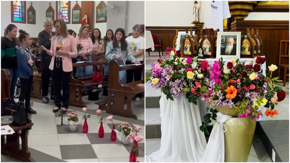 Encontro reúne famílias da Mãe Peregrina de Morro da Fumaça