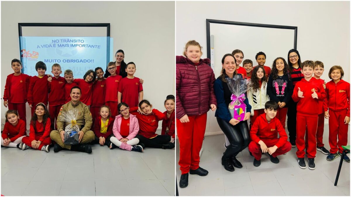 Centro Educacional Davi recebe palestra de Policial Militar e jornalista