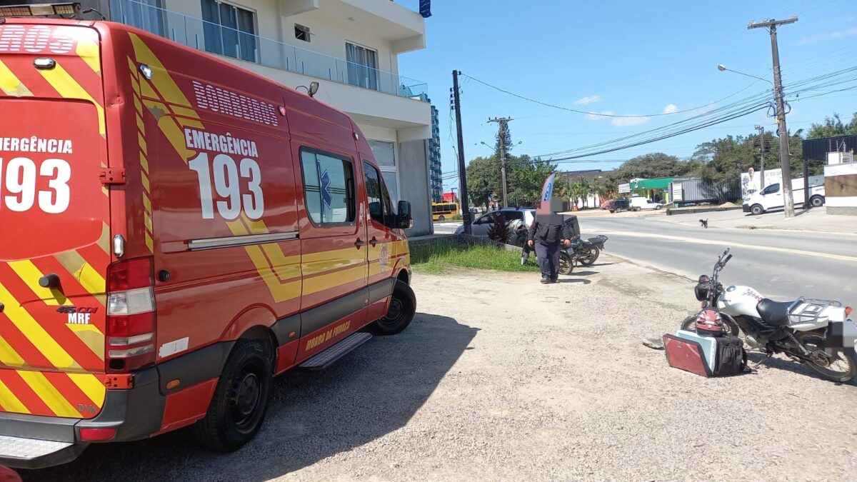 Mulher fica ferida após colisão na Rodovia Tranquilo Sartor