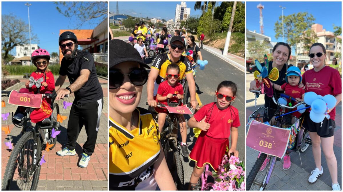 Centro Educacional Davi comemora Dia da Família com passeio ciclístico