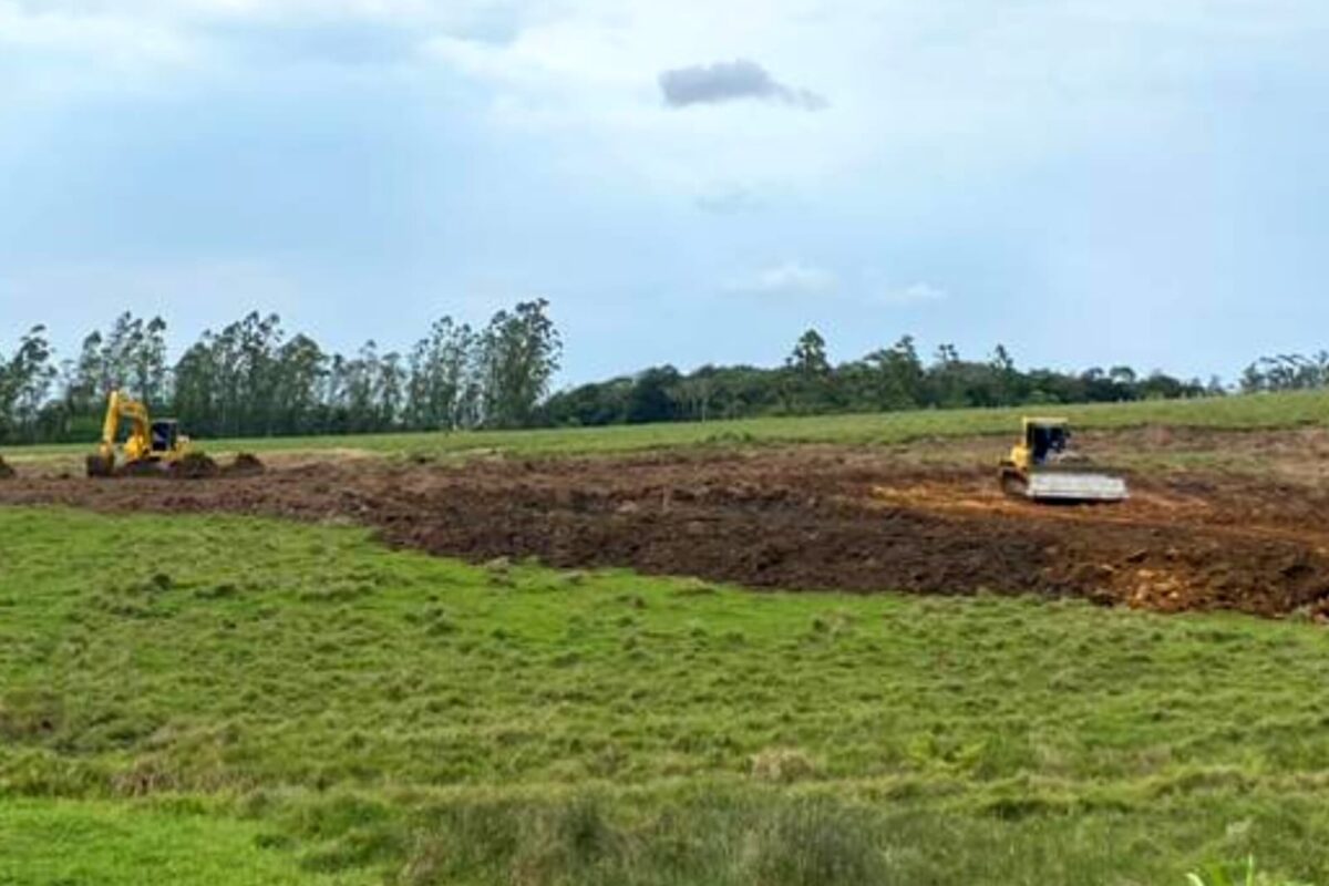 Obra de terraplanagem da área industrial II de Morro da Fumaça será concluída neste trimestre