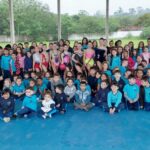 Escola Olívio Recco recebe equipe de Ginástica Rítmica Mampituba Criciúma