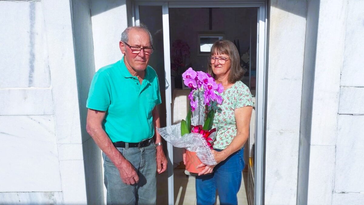 Casal fumacense mantém tradição para o Dia de Finados