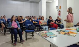 Professores da Rede Municipal de Ensino de Morro da Fumaça participam de formação voltada a leitura e a escrita