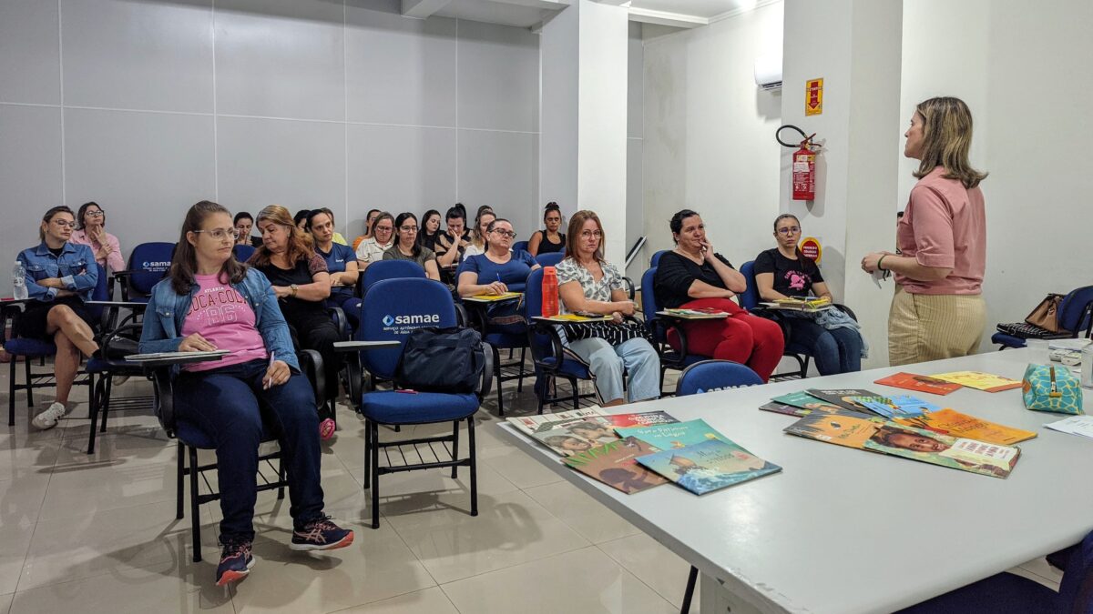 Professores da Rede Municipal de Ensino de Morro da Fumaça participam de formação voltada a leitura e a escrita