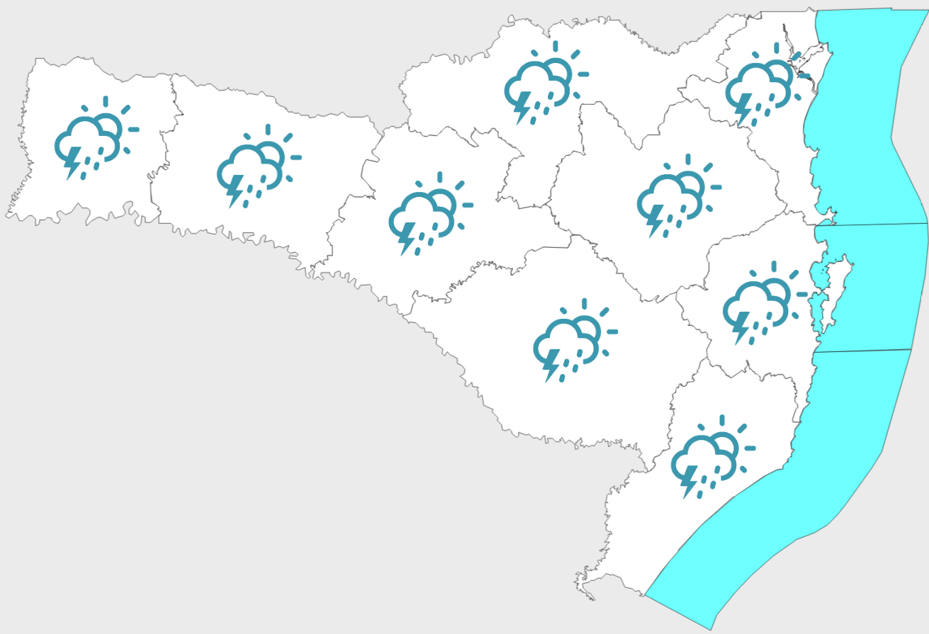 Confira a previsão do tempo para esta segunda-feira (18)