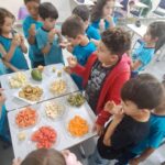 Educandos participam de ações de educação alimentar e nutricional nas escolas municipais