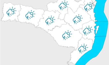 Previsão do tempo para o último dia de 2024