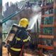 Bombeiros de Morro da Fumaça controlam incêndio em serraria