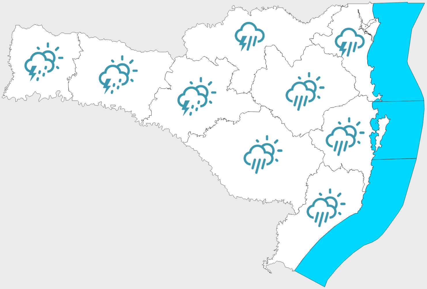 Confira a previsão do tempo para esta segunda-feira (9)