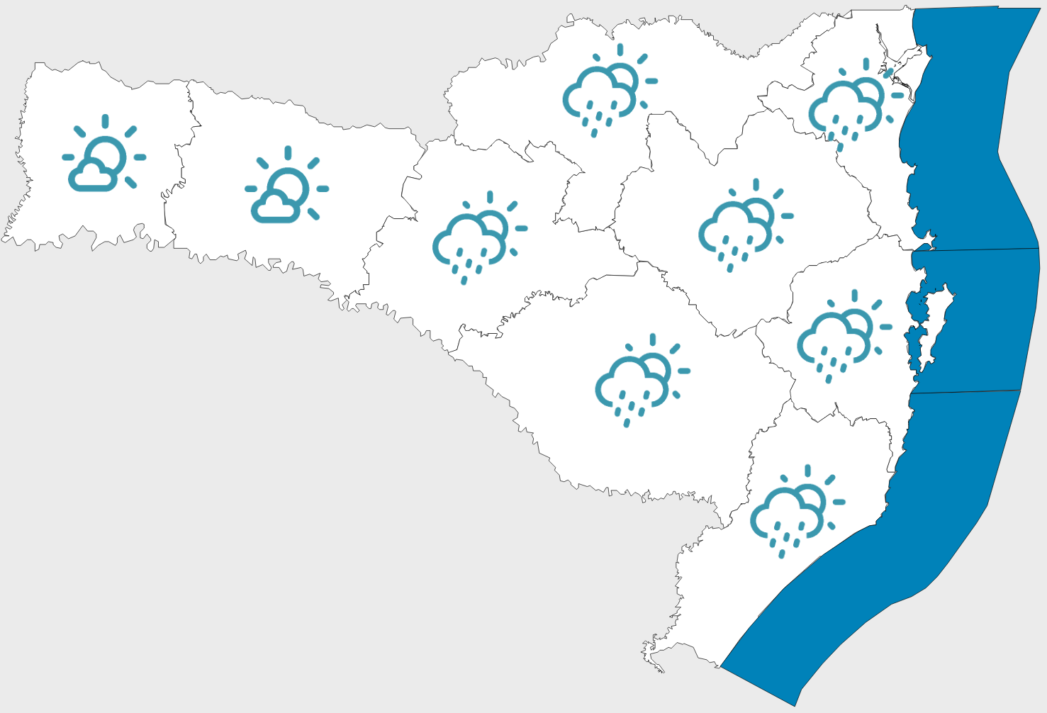 Confira a previsão do tempo para esta segunda-feira (16)