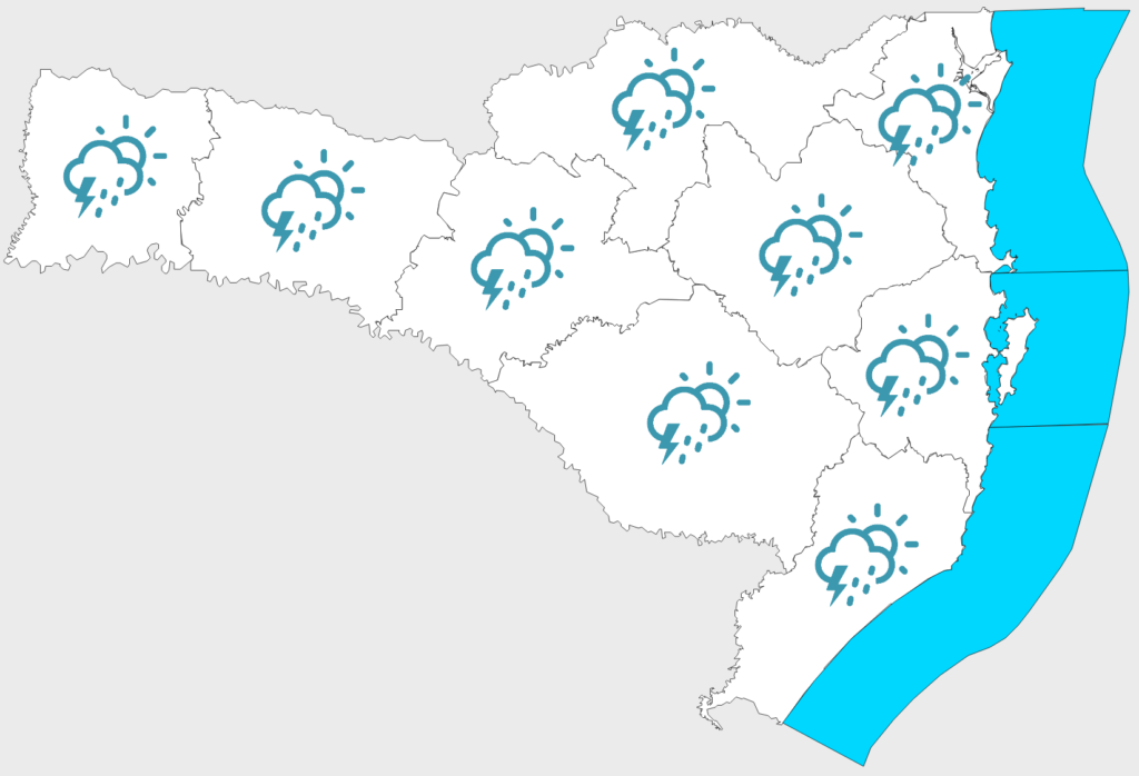 Confira a previsão do tempo para esta segunda-feira (13)