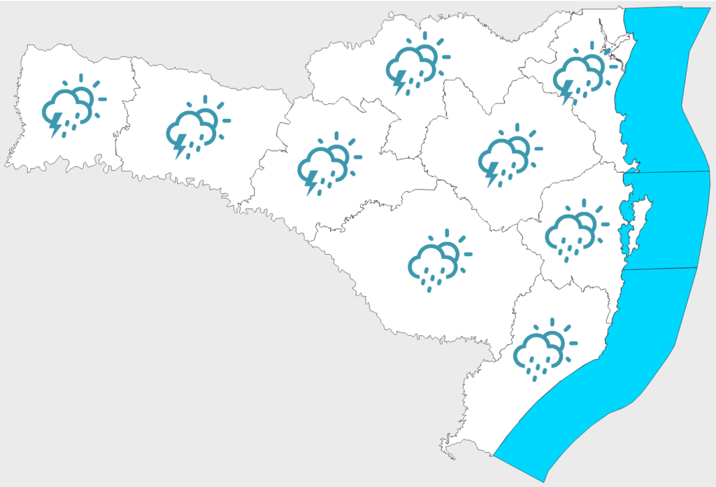 Confira a previsão do tempo para esta quarta-feira (22)