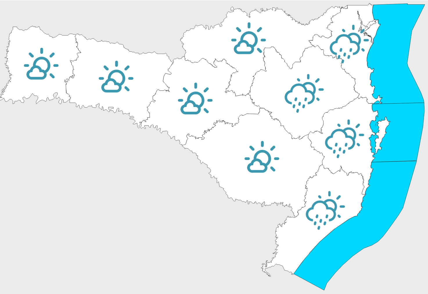 Confira a previsão do tempo para esta segunda-feira (6)