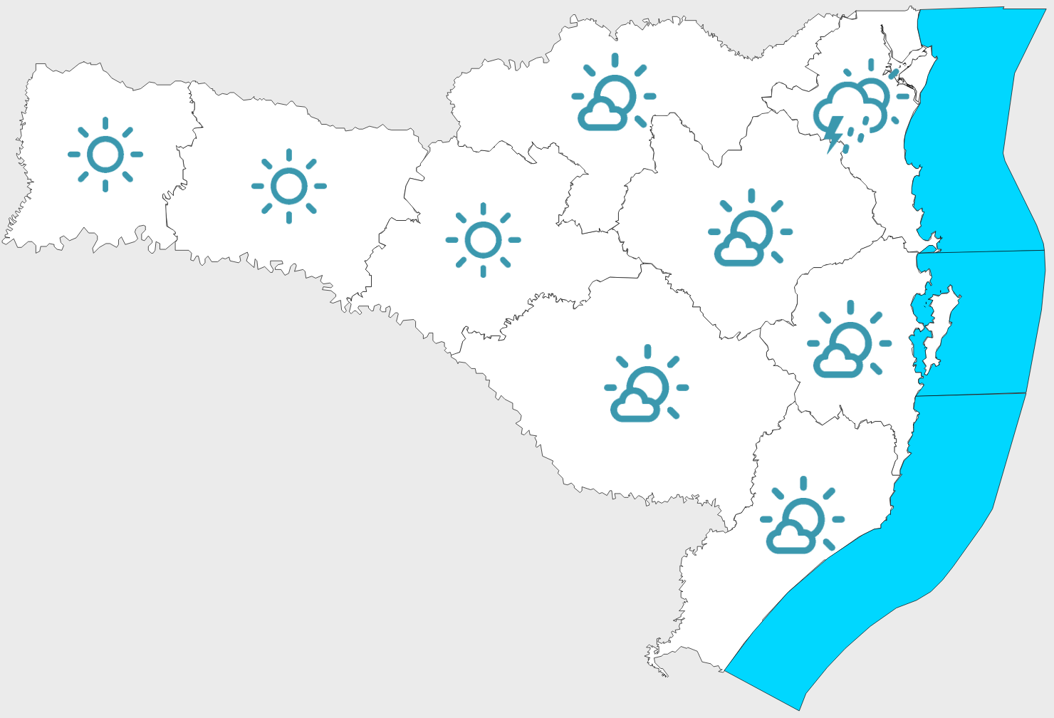 Confira a previsão do tempo para este sábado (4)