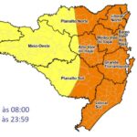 Temporais com chuva pontualmente intensa neste domingo (09)