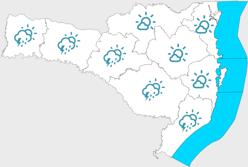 Confira a previsão do tempo para este domingo (2)